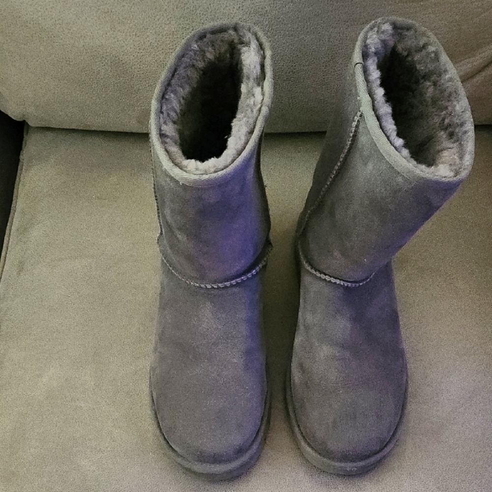 UGG Women's Gray Shearling Boots